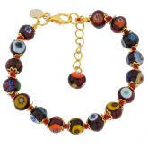 Murano Necklaces | Murano Mosaic Necklace - Red