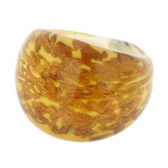 Avventurina Honey Ring In Domed Design