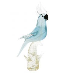Murano Glass Cockatoo - Blue and Gold