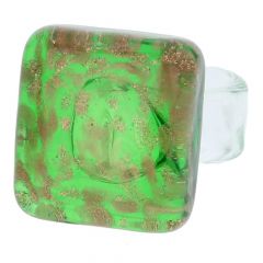 Starlight Square Ring - Emerald