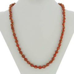 Sommerso Long Necklace - Red