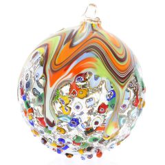 Venetian Mosaic Murano Glass Christmas Ornament