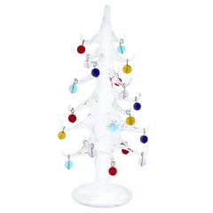 Murano Glass Christmas Tree With Ornaments - Large