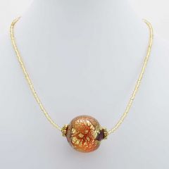 Serenella Murano Necklace - Red
