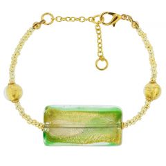 Royal Green Block Bracelet