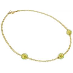Royal Green Balls Necklace