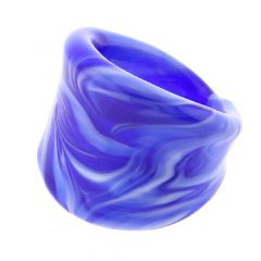 Venetian Marble Ring - Blue