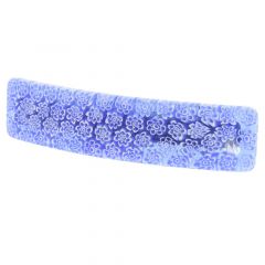 Murano Millefiori Hair Clip - Tender Blue