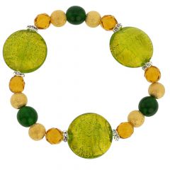 Murano Magic Bracelet - Lime Green