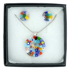 Mothers Day Gift Frosty Easter Earrings Ice Blue Jewelry Venetian Glass Jewelry Murano Glass Earrings