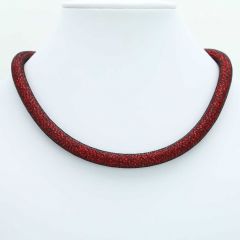 Murano Necklace Eleganza - Fire Red