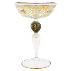 Vintage Murano Glass Salviati Margarita Cocktail Glass
