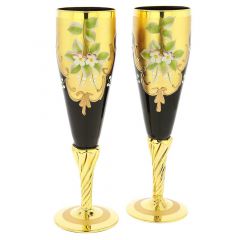 Murano Champagne Flutes in Mountainside, NJ