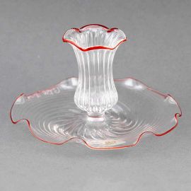 GlassOfVenice Murano Glass Millefiori on sale Votive Candle Holder - Red