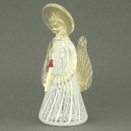 Murano Glass Angel Figurines And Christmas Ornaments Made In 