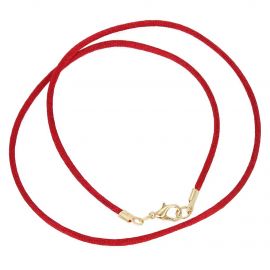 Embolden Jewelry Silk Satin Cord Rope Necklace Chain with Hypoallergenic Clasp - 14 16 18 20 22 24 26 28