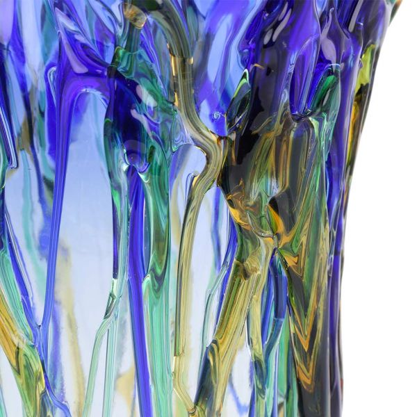 Murano Glass Oceanos Abstract Art Vase