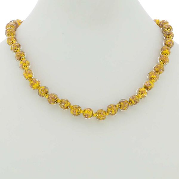 Sommerso Necklace - Yellow