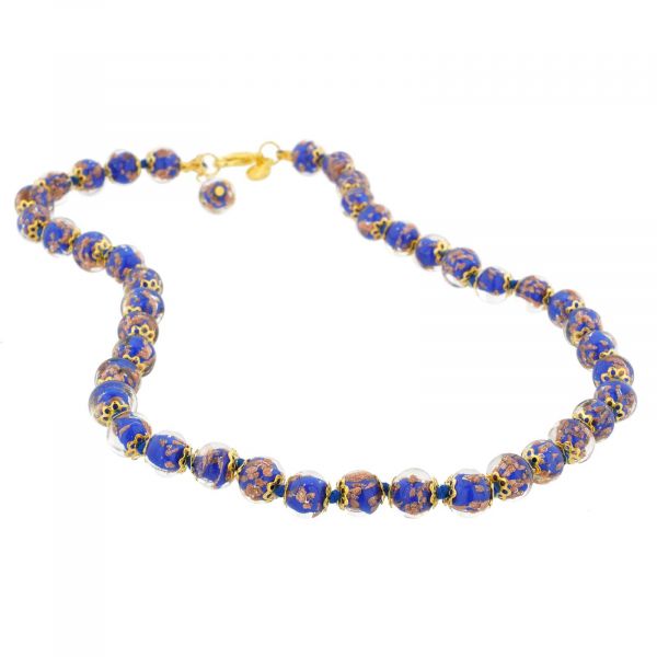 Murano Necklaces | Sommerso Necklace - Tender Blue