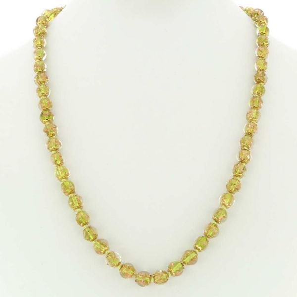 Sommerso Long Necklace - Herb Green