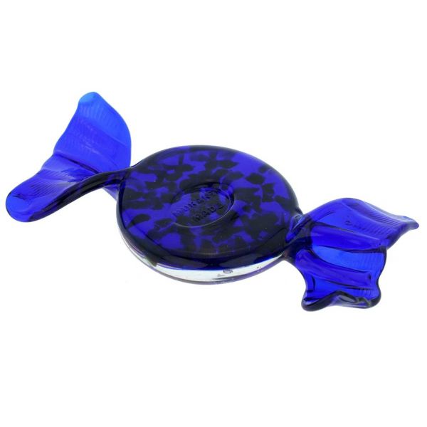 Murano Glass Candy - Avventurina Blue
