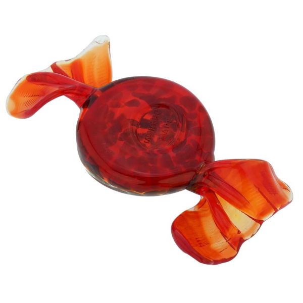 Murano Glass Candy - Avventurina Red