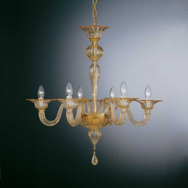 Elegante Murano Glass Chandelier