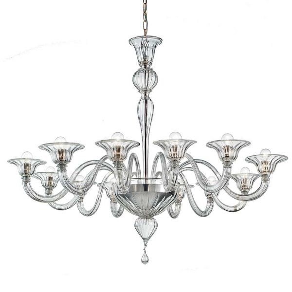 Elegante Murano Glass Chandelier