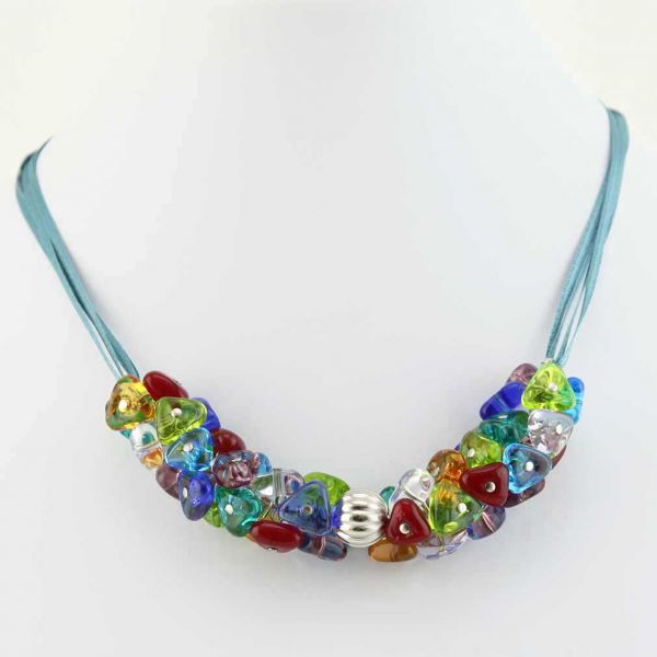 Preziosa Murano Glass Necklace - Multicolor