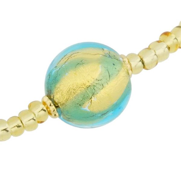Royal Aqua Ball Necklace