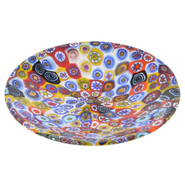 Murano Millefiori Plate - Multicolor