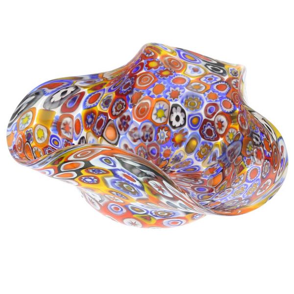 Murano Millefiori Decorative Bowl - Multicolor