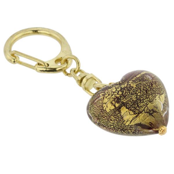 Murano Heart Keychain #2