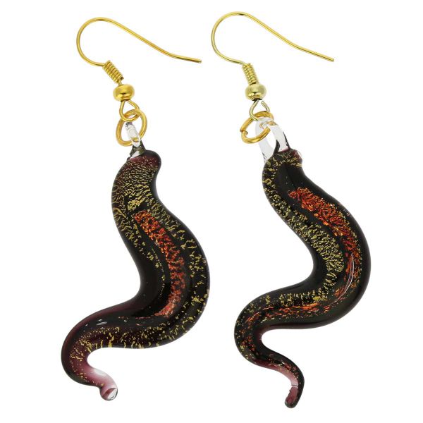 Graceful Snake Earrings
