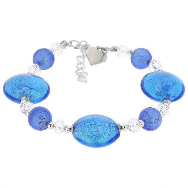 Murano Bracelets | Oceano Murano Glass Bracelet - Blue