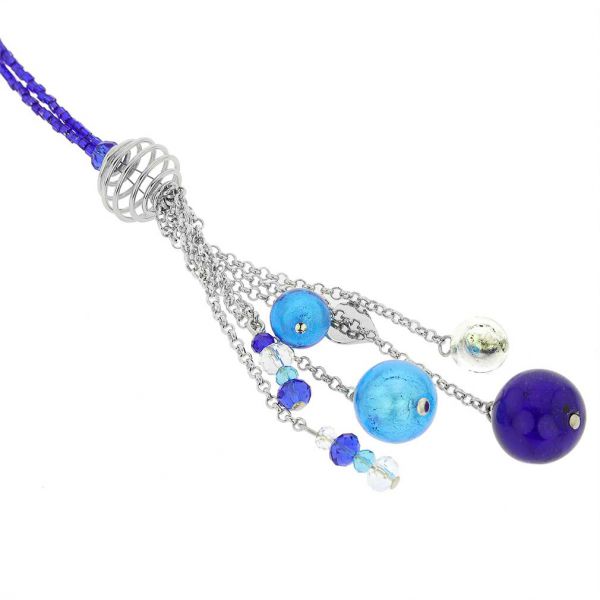 Sorgente Murano Glass Necklace - Blue