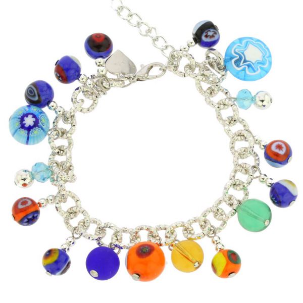 Sorgente Millefiori Murano Glass Bracelet - Multicolor