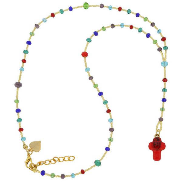 Murano Glass Italian Rosary - Multicolor