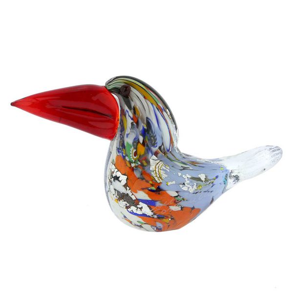 Murano Glass Toucan - Multicolor