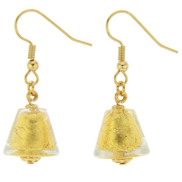 Starlight Cones Earrings - Liquid Gold