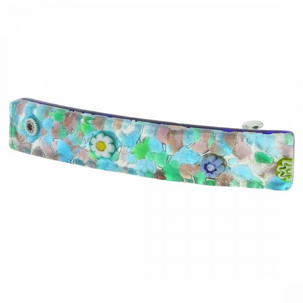 Venetian Reflections Hair Clip - Silver Meadow