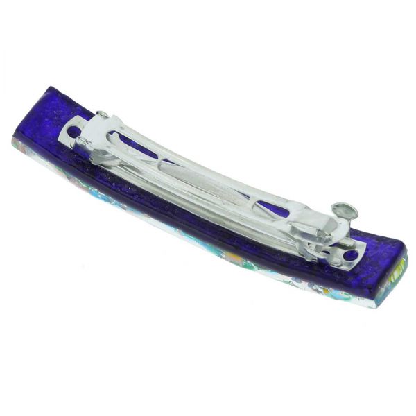 Venetian Reflections Hair Clip - Silver Meadow