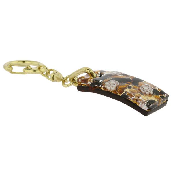 Murano Colors Stick Keychain - Topaz Gold