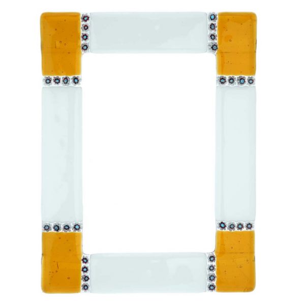 Murano Glass Photo Frame Ducale 4X6 Inch