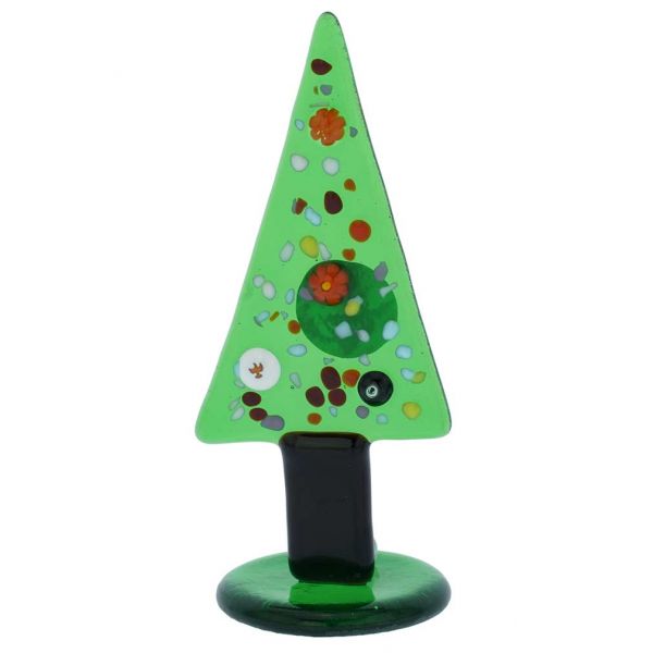 Murano Glass Millefiori Christmas Tree Figurine