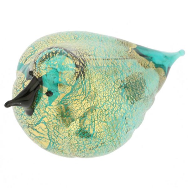 Murano Glass Bird - Aquamarine