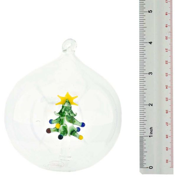 Murano Glass Christmas Tree Ball Christmas Ornament