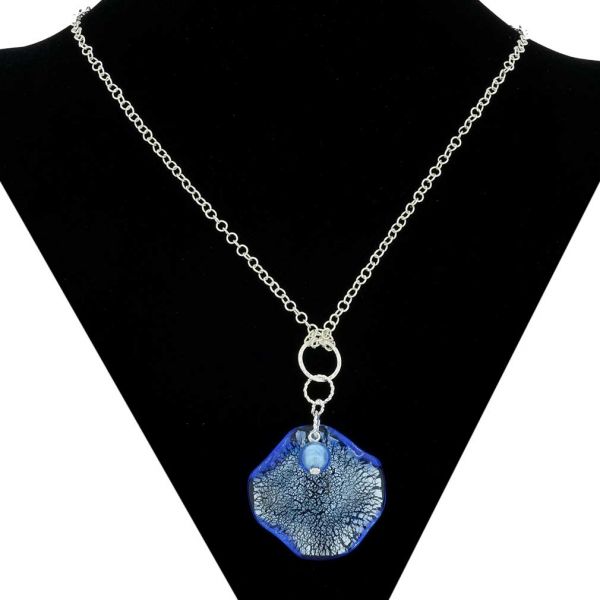 Aria Veneziana Pendant Necklace - Blue