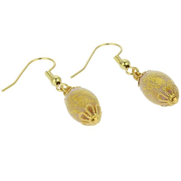 Ca D\'Oro Olives Earrings - Pink Gold