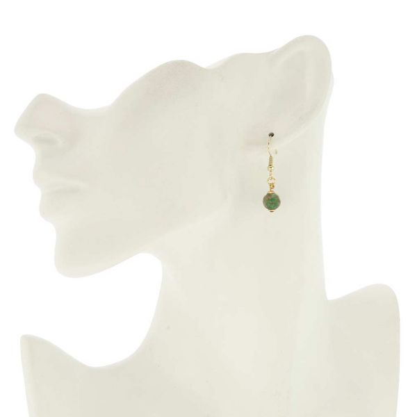 Starlight Balls Earrings - Emerald